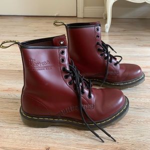 Cherry red 1460 doc martens